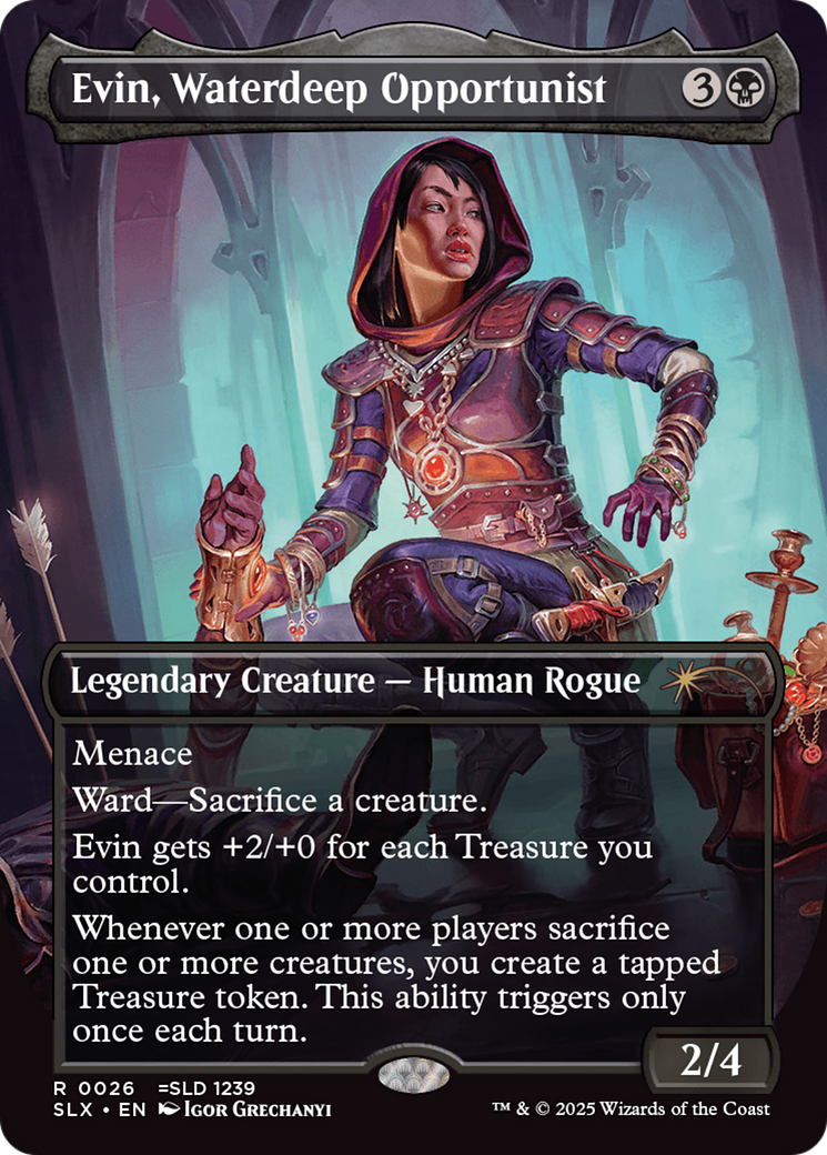 Evin, Waterdeep Opportunist [Secret Lair: Universes Within] | Gate City Games LLC