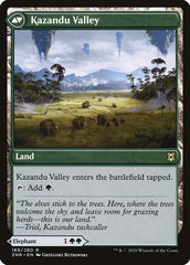 Kazandu Mammoth // Kazandu Valley [Zendikar Rising] | Gate City Games LLC