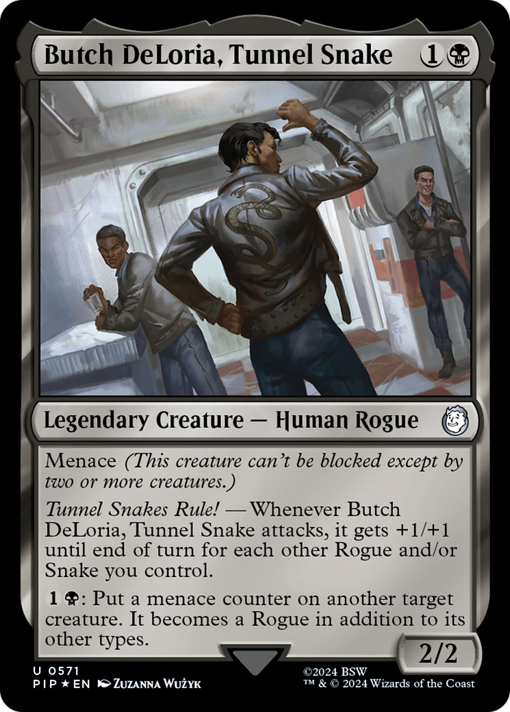 Butch DeLoria, Tunnel Snake (Surge Foil) [Fallout] | Gate City Games LLC