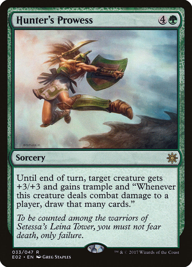 Hunter's Prowess [Explorers of Ixalan] | Gate City Games LLC