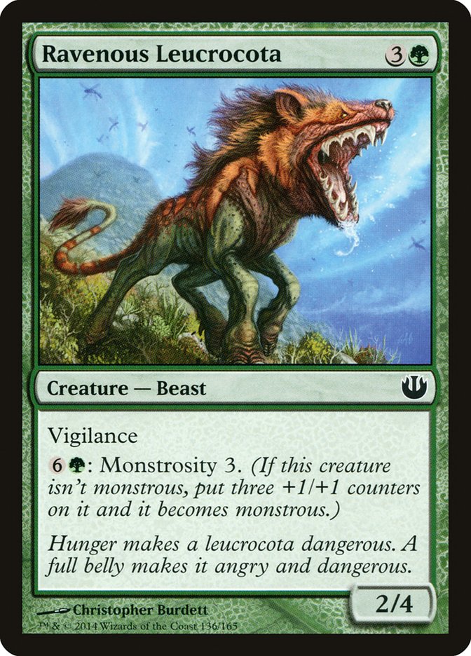 Ravenous Leucrocota [Journey into Nyx] | Gate City Games LLC