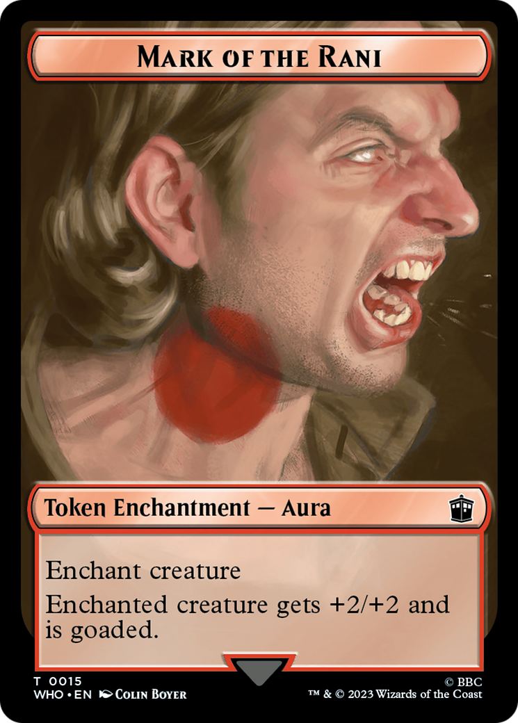 Human Noble // Mark of the Rani Double-Sided Token [Doctor Who Tokens] | Gate City Games LLC
