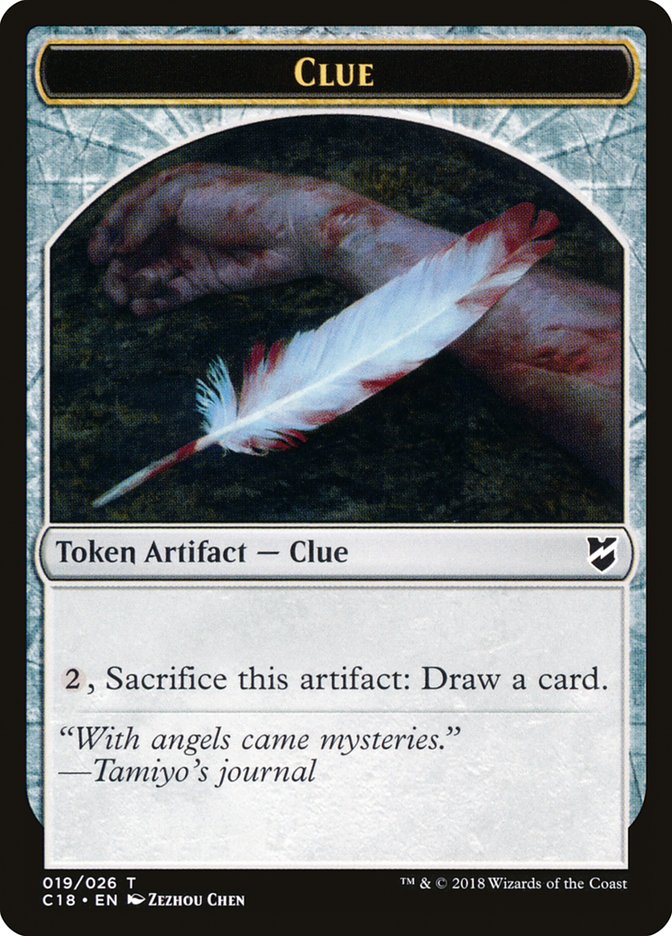 Clue Token [Commander 2018 Tokens] | Gate City Games LLC