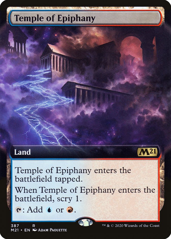 Temple of Epiphany (Extended Art) [Core Set 2021] | Gate City Games LLC