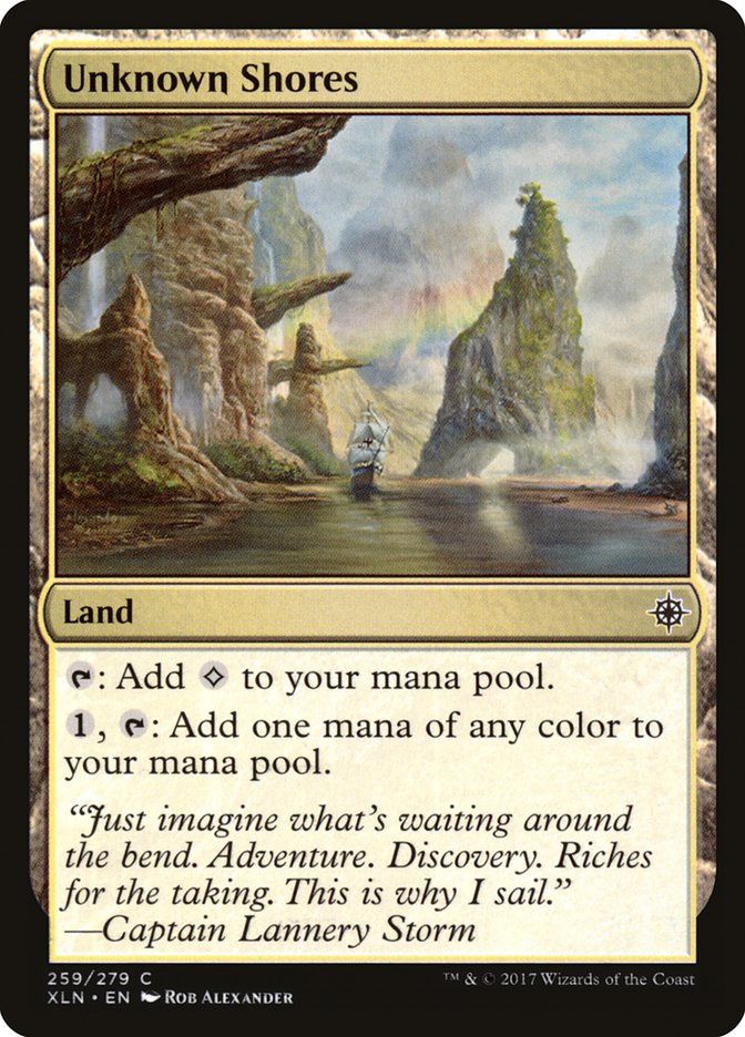 Unknown Shores [Ixalan] | Gate City Games LLC