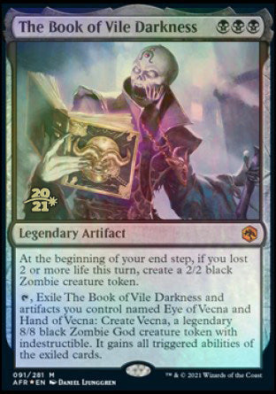The Book of Vile Darkness [Dungeons & Dragons: Adventures in the Forgotten Realms Prerelease Promos] | Gate City Games LLC