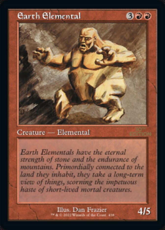 Earth Elemental (Retro) [30th Anniversary Edition] | Gate City Games LLC