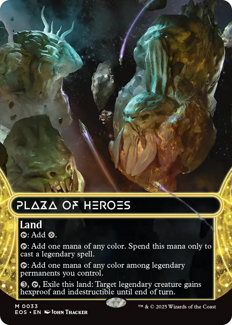 Plaza of Heroes (0033) (Borderless) [Edge of Eternities: Stellar Sights] | Gate City Games LLC