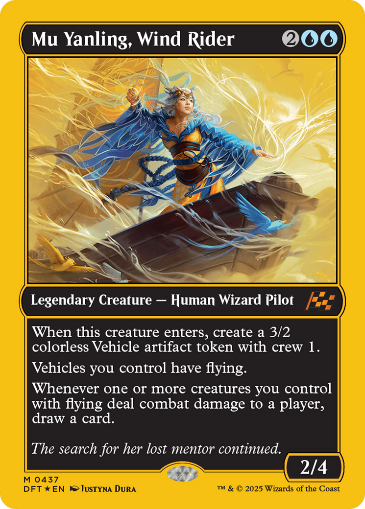 Mu Yanling, Wind Rider (First-Place Foil) [Aetherdrift] | Gate City Games LLC