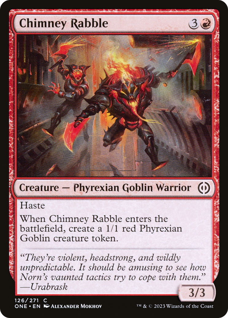 Chimney Rabble [Phyrexia: All Will Be One] | Gate City Games LLC