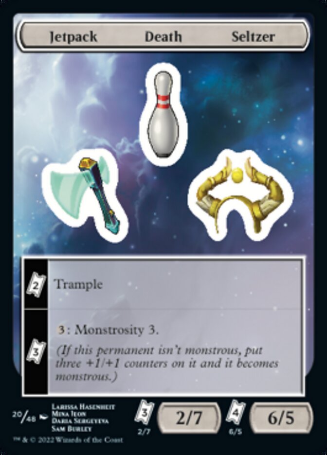 Jetpack Death Seltzer [Unfinity Stickers] | Gate City Games LLC