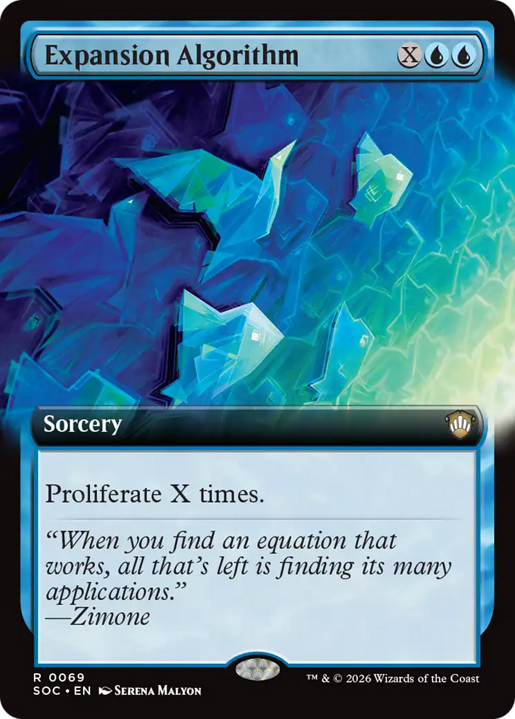 Expansion Algorithm (Extended Art) [Secrets of Strixhaven Commander] | Gate City Games LLC