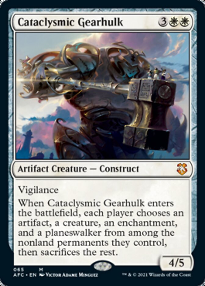 Cataclysmic Gearhulk [Dungeons & Dragons: Adventures in the Forgotten Realms Commander] | Gate City Games LLC