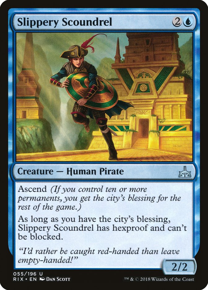 Slippery Scoundrel [Rivals of Ixalan] | Gate City Games LLC