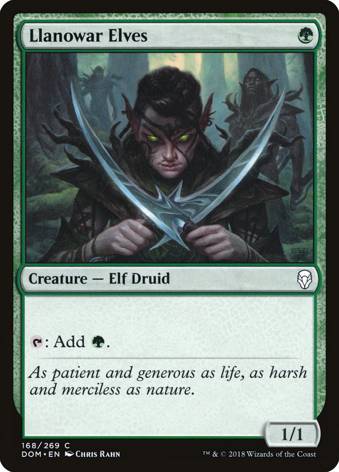 Llanowar Elves [Dominaria] | Gate City Games LLC