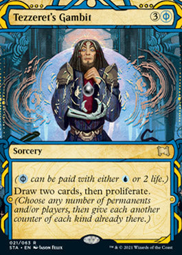 Tezzeret's Gambit (Foil Etched) [Strixhaven: Mystical Archive] | Gate City Games LLC