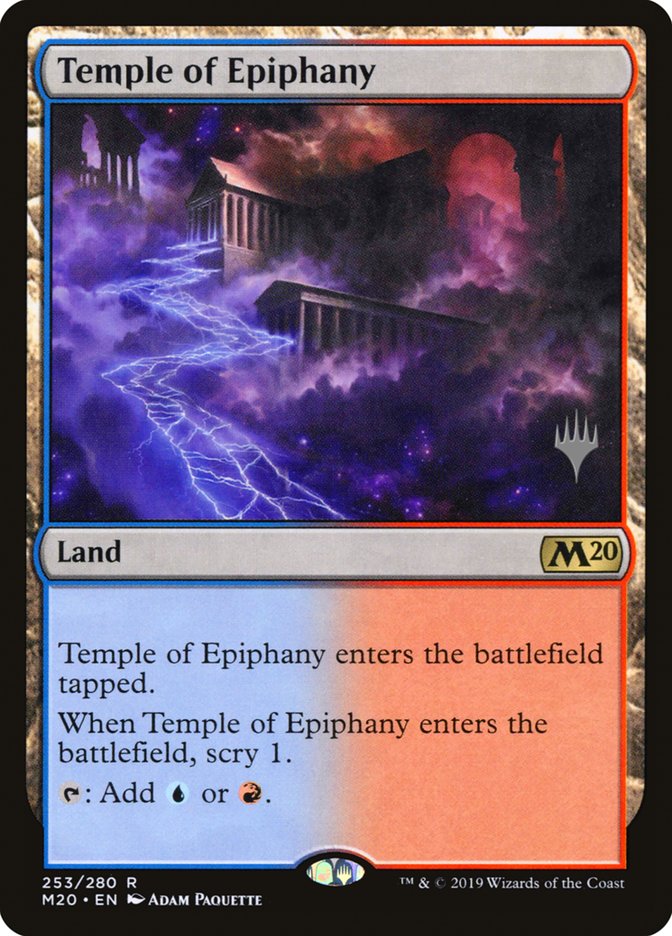 Temple of Epiphany (Promo Pack) [Core Set 2020 Promos] | Gate City Games LLC