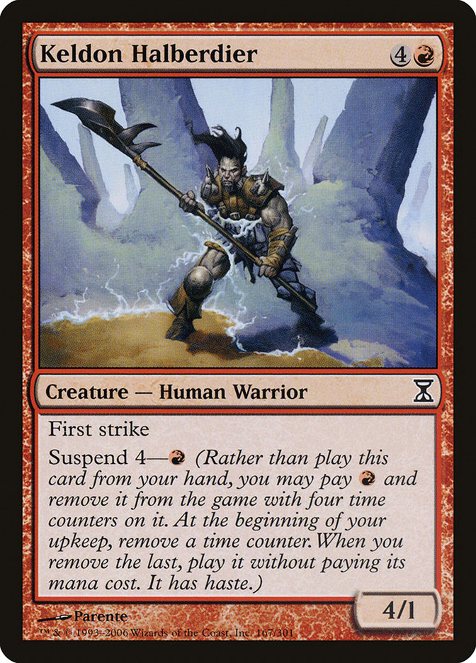 Keldon Halberdier [Time Spiral] | Gate City Games LLC