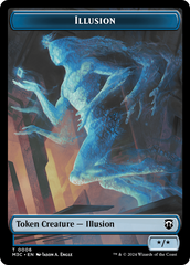 Illusion // Servo Double-Sided Token [Modern Horizons 3 Commander Tokens] | Gate City Games LLC