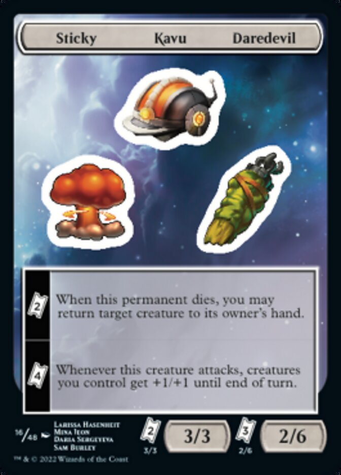 Sticky Kavu Daredevil [Unfinity Stickers] | Gate City Games LLC