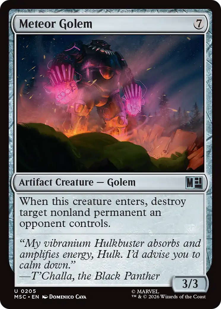Meteor Golem [Marvel Super Heroes Commander] | Gate City Games LLC