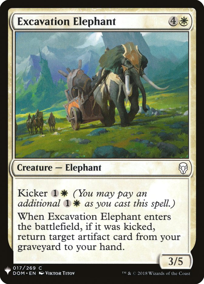 Excavation Elephant [Mystery Booster] | Gate City Games LLC