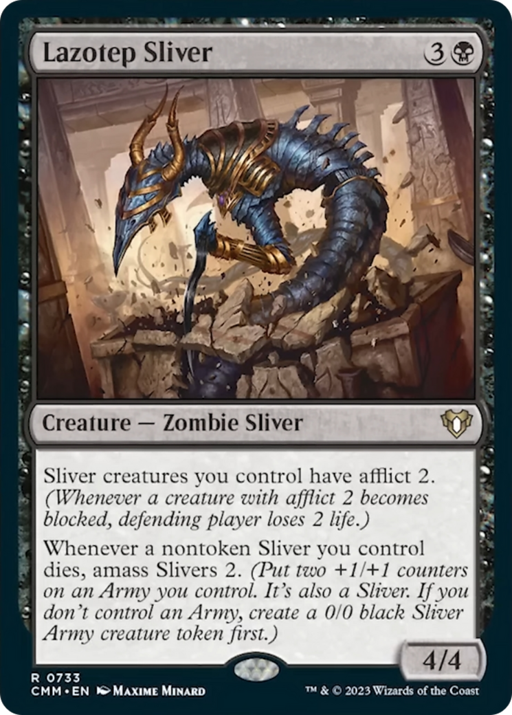 Lazotep Sliver [Commander Masters] | Gate City Games LLC