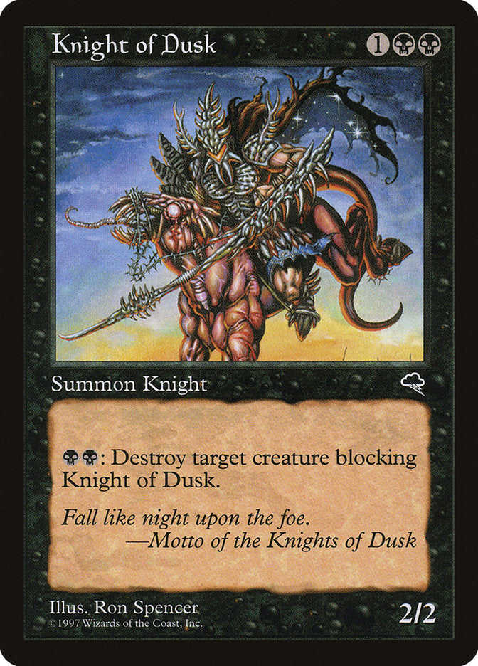 Knight of Dusk [Tempest] | Gate City Games LLC