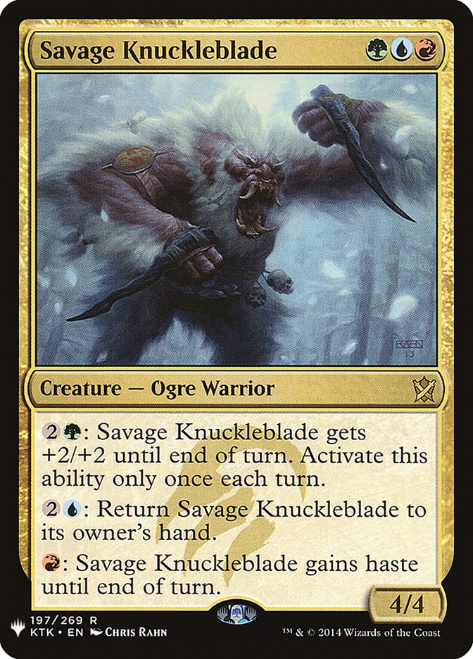 Savage Knuckleblade [Mystery Booster] | Gate City Games LLC