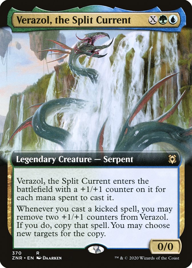 Verazol, the Split Current (Extended Art) [Zendikar Rising] | Gate City Games LLC