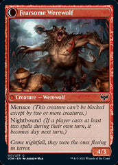 Fearful Villager // Fearsome Werewolf [Innistrad: Crimson Vow] | Gate City Games LLC