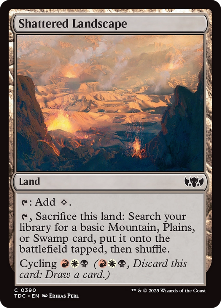 Shattered Landscape [Tarkir: Dragonstorm Commander] | Gate City Games LLC