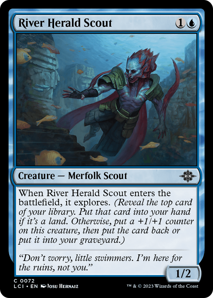 River Herald Scout [The Lost Caverns of Ixalan] | Gate City Games LLC