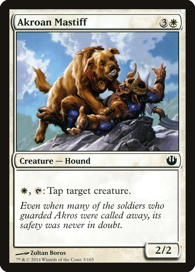 Akroan Mastiff [Journey into Nyx] | Gate City Games LLC