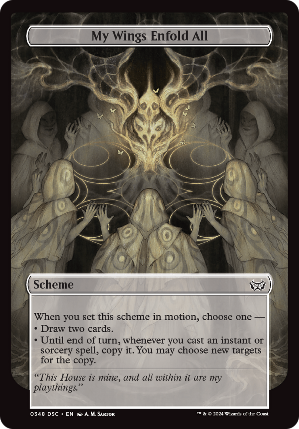 My Wings Enfold All (Full Art) [Duskmourn: Archenemy] | Gate City Games LLC