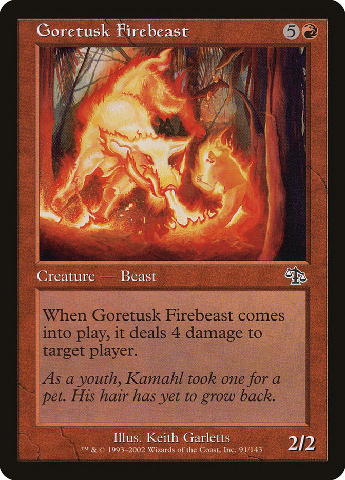 Goretusk Firebeast [Judgment] | Gate City Games LLC