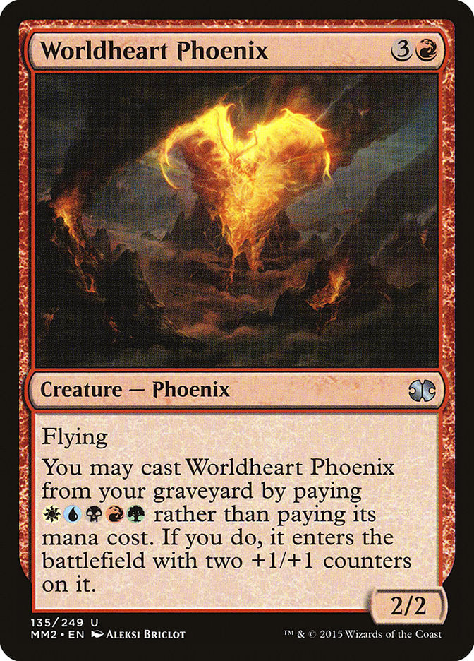 Worldheart Phoenix [Modern Masters 2015] | Gate City Games LLC