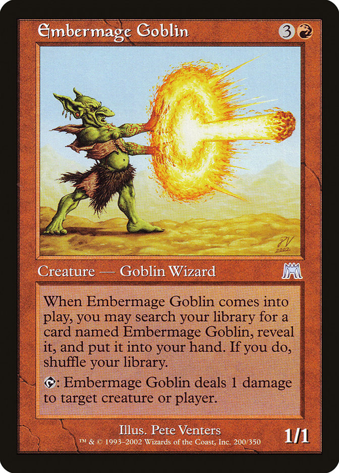 Embermage Goblin [Onslaught] | Gate City Games LLC