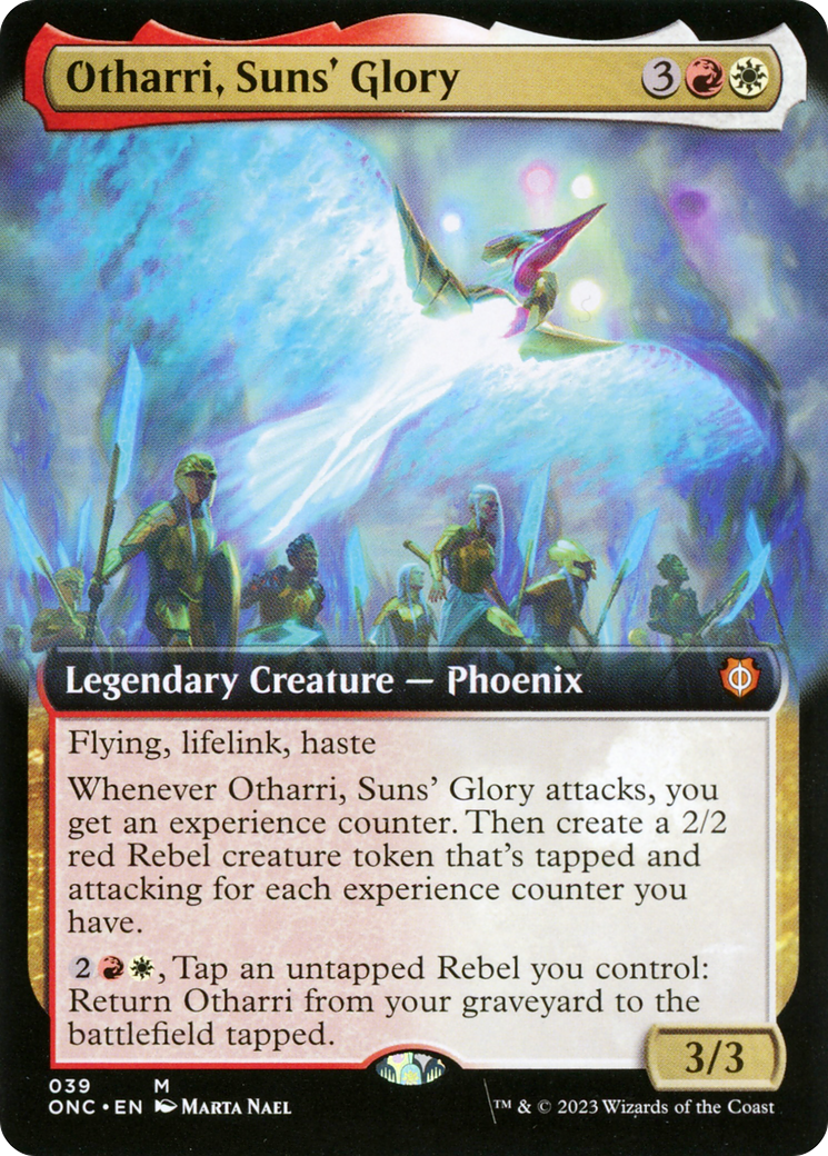 Otharri, Suns' Glory (Extended Art) [Phyrexia: All Will Be One Commander] | Gate City Games LLC