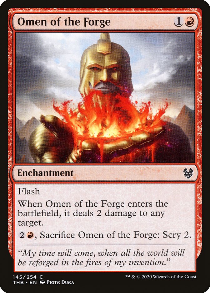 Omen of the Forge [Theros Beyond Death] | Gate City Games LLC
