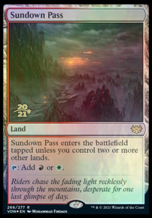 Sundown Pass [Innistrad: Crimson Vow Prerelease Promos] | Gate City Games LLC
