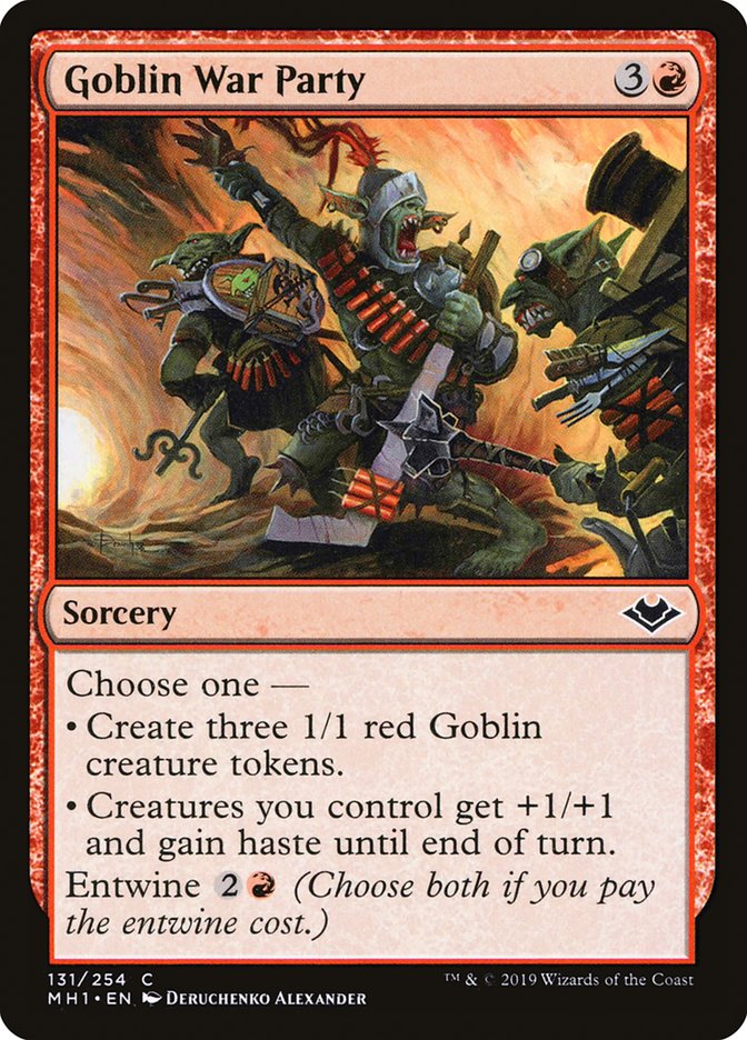 Goblin War Party [Modern Horizons] | Gate City Games LLC