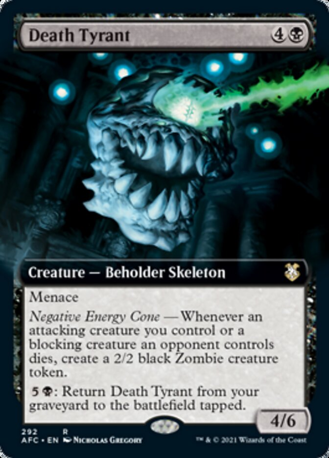 Death Tyrant (Extended Art) [Dungeons & Dragons: Adventures in the Forgotten Realms Commander] | Gate City Games LLC