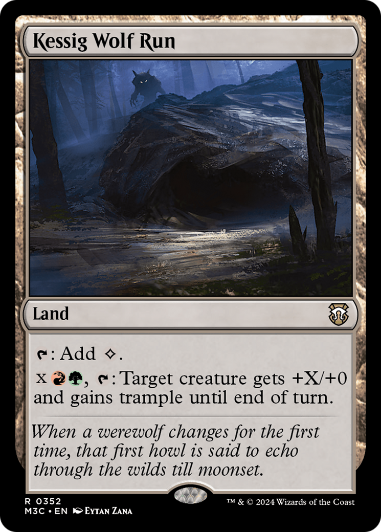 Kessig Wolf Run (Ripple Foil) [Modern Horizons 3 Commander] | Gate City Games LLC