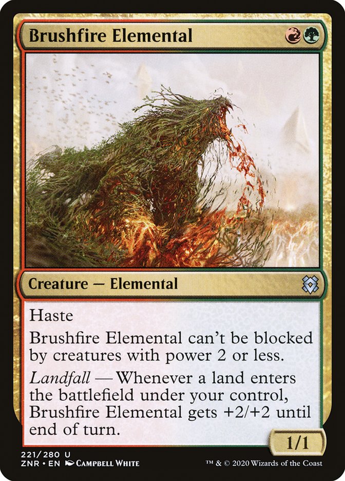 Brushfire Elemental [Zendikar Rising] | Gate City Games LLC