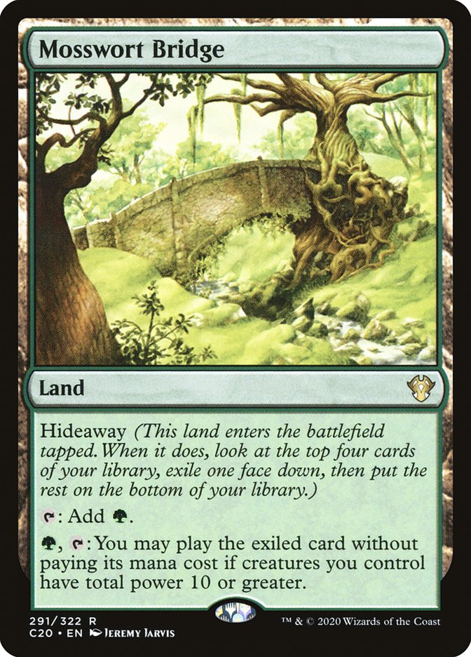 Mosswort Bridge [Commander 2020] | Gate City Games LLC