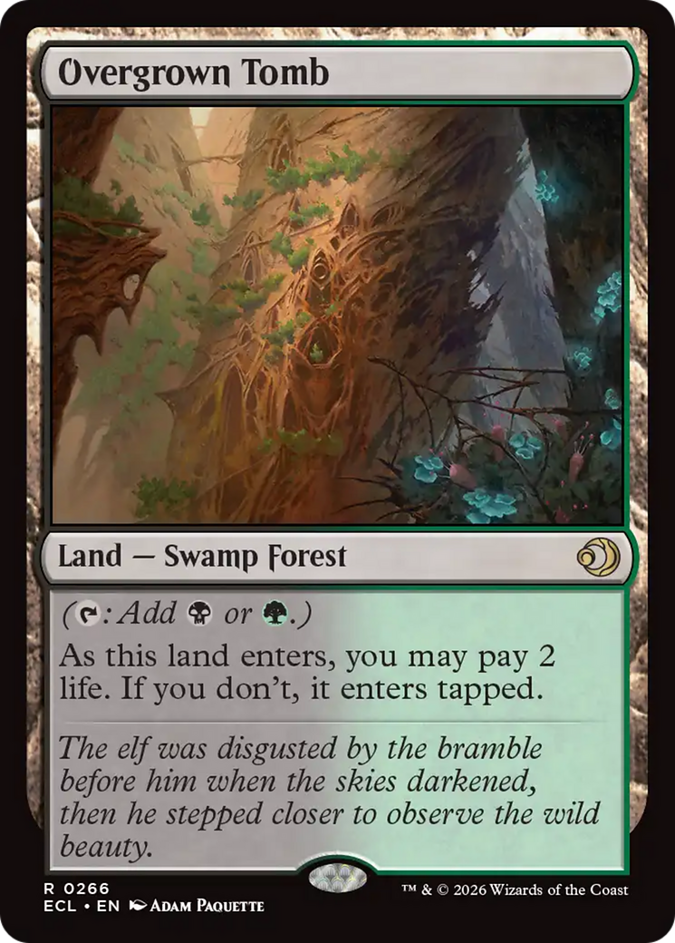 Overgrown Tomb [Lorwyn Eclipsed] | Gate City Games LLC