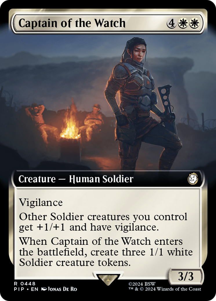 Captain of the Watch (Extended Art) [Fallout] | Gate City Games LLC