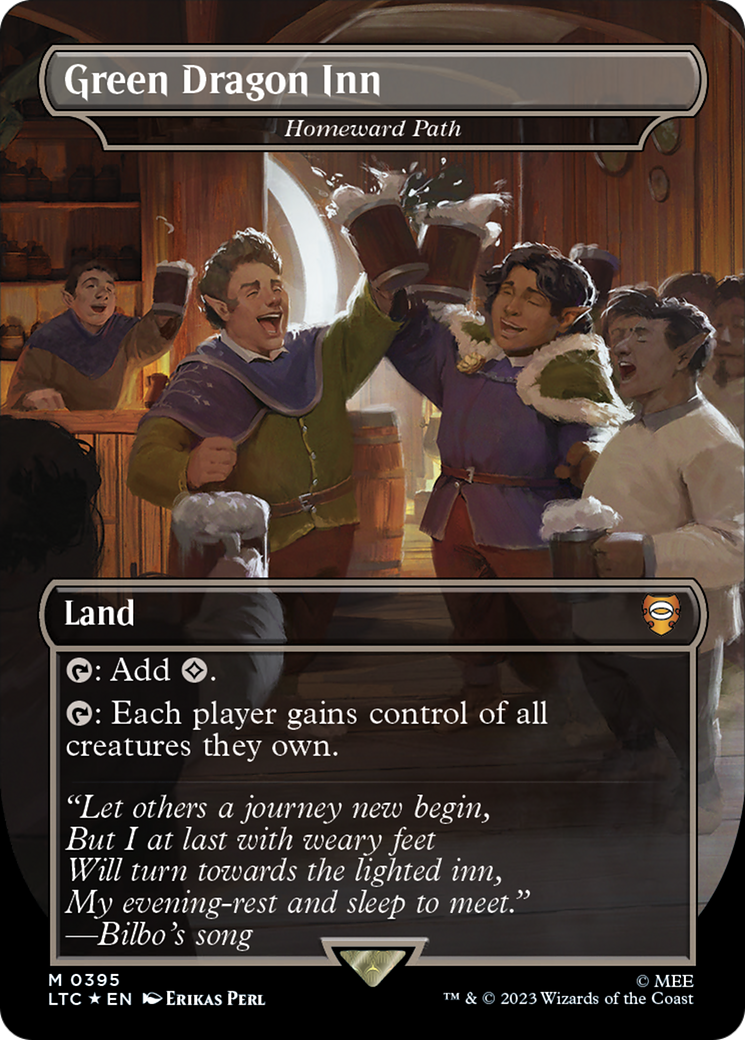 Green Dragon Inn - Homeward Path (Surge Foil Realms and Relics) [The Lord of the Rings: Tales of Middle-Earth Commander] | Gate City Games LLC
