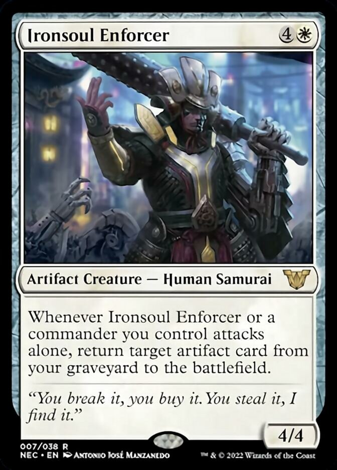 Ironsoul Enforcer [Kamigawa: Neon Dynasty Commander] | Gate City Games LLC